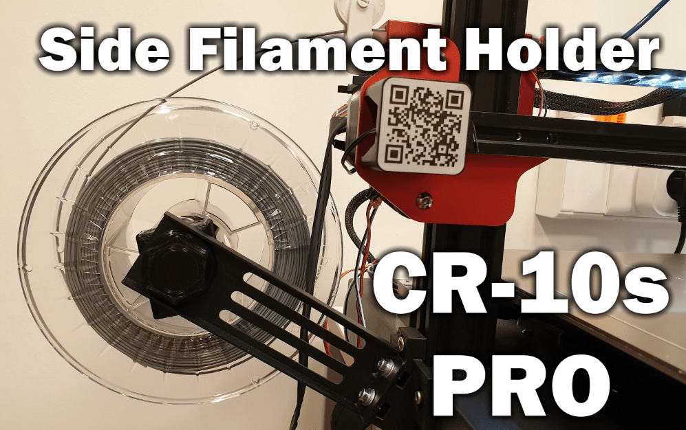 Side Filament Holder For CR-10S PRO - 3D Print Beginner