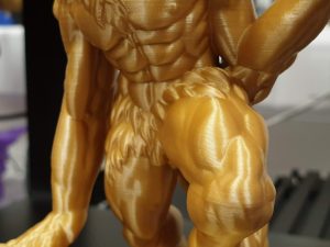 Sidewinder X1 print in Gold filament