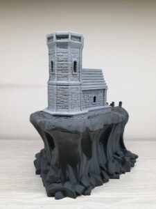 The Elder Lighthouse with Devil Design Dark Grey PLA