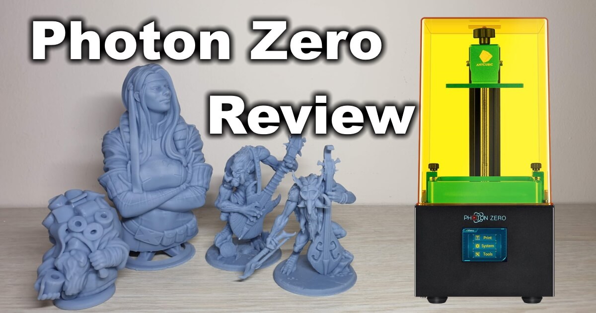 Anycubic Photon Zero Review Budget Resin Printer 3d Print Beginner