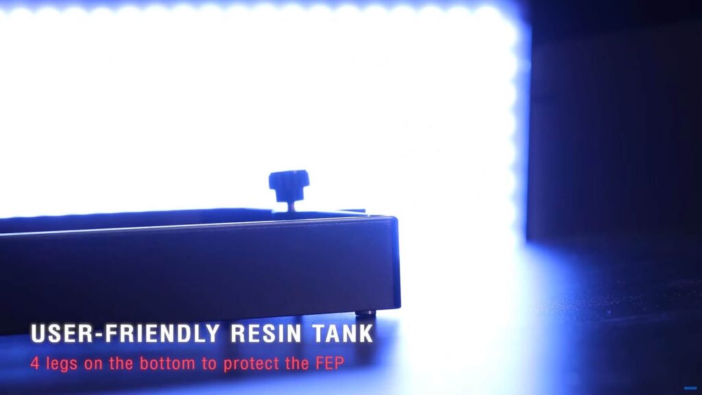 Improved resin tank on Elegoo Saturn | ELEGOO Saturn Preview - 4K, Mono LCD, Big Volume