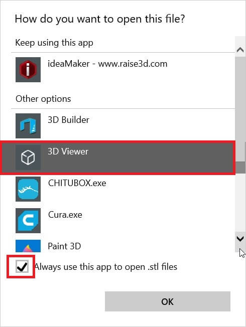 3d viewer | How to Enable STL Thumbnails in Windows 10?