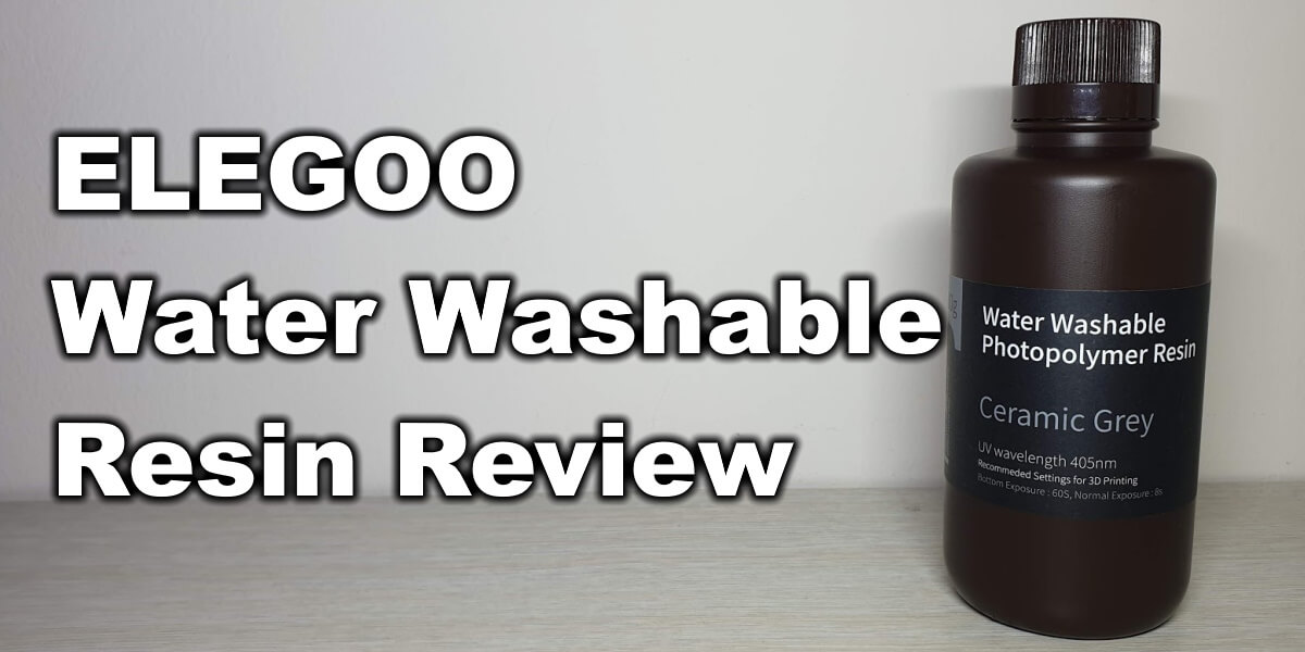 ELEGOO Water Washable Resin Review