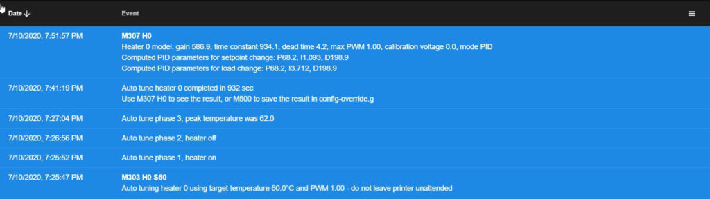 Heatbed PID Tuning on RepRap Firmware | RepRap Firmware on Sidewinder X1: SKR 1.3/1.4