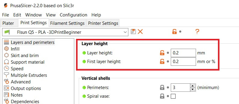 Prusa Slicer Layer height | Filament Change with IdeaMaker: M600 Command