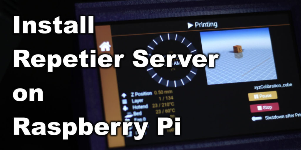 raspberry pi repetier server outputting wireless signal