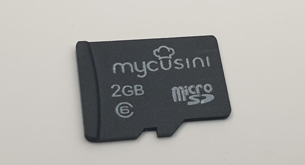 Mycusini SD Card | Mycusini Chocolate 3D Printer Review