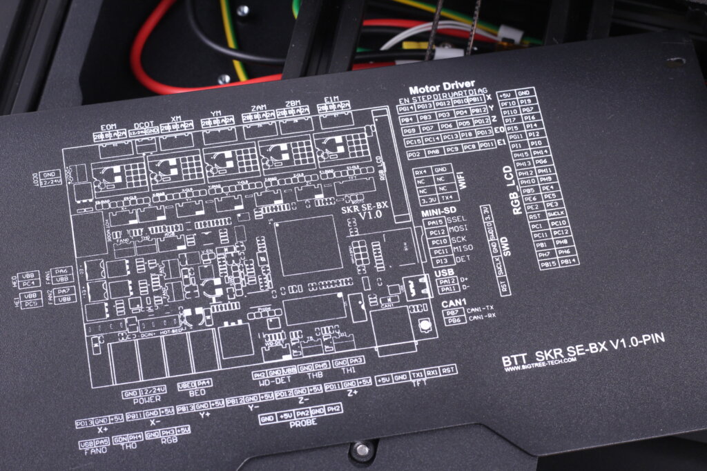 BTT SKR BX printed pin info v1 | BIQU BX Review: Ultimate 3D Printer for Enthusiasts?