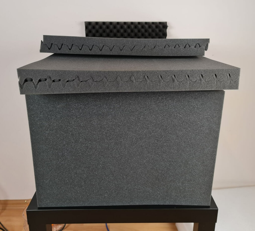 Improvised ABS enclosure | Kingroon KP3S Review: Budget 3D Printer for Beginners