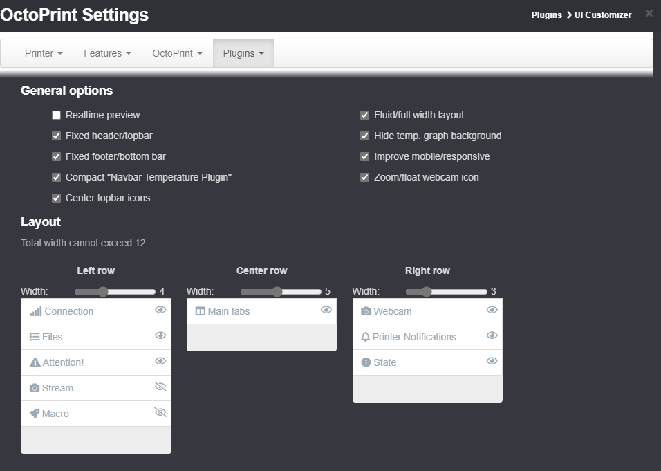Octoprint UI Customizer plugin | Best OctoPrint Plugins - My Top Picks