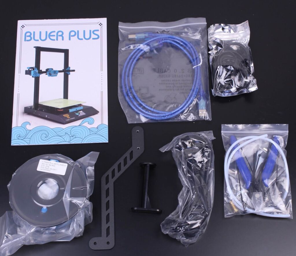 Bluer Plus Included Accesories | Two Trees Bluer Plus (BLU-5) Review - Where's the QC?
