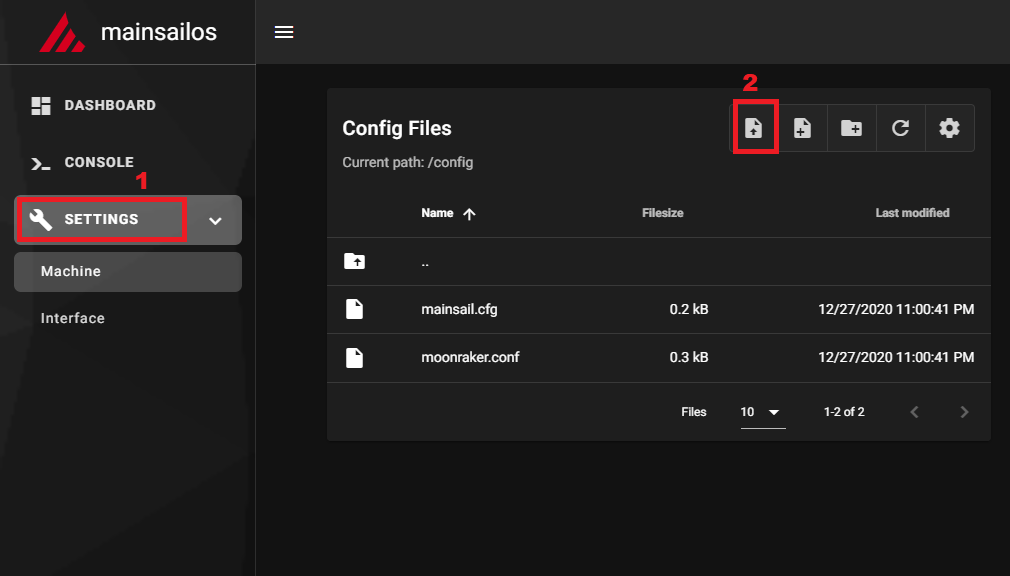Upload config file | How to Install Klipper on Sapphire Plus and Speed Up Your Prints