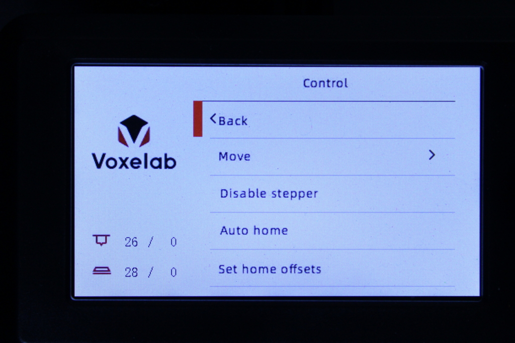 Voxelab-Aquila-Screen-Interface-3