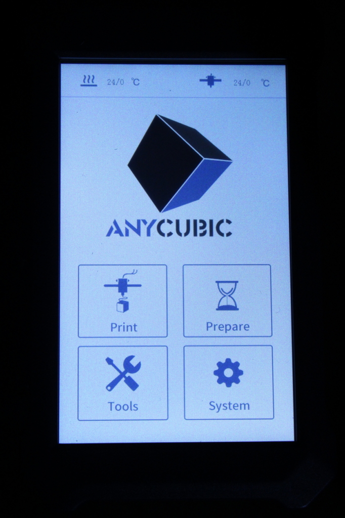 Anycubic Vyper Touchscreen Interface 1 | Anycubic Vyper Review: Better than CR-6 SE?
