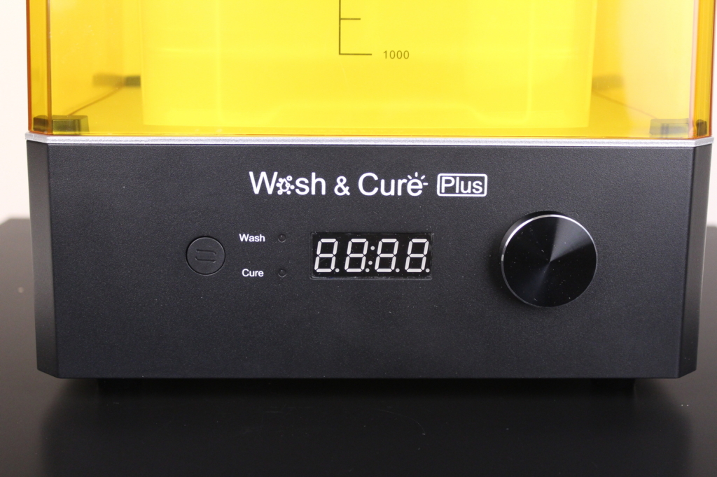 Anycubic Wash and Cure Plus controls | Anycubic Wash and Cure Plus Review: Effortless Resin Cleaning Solution