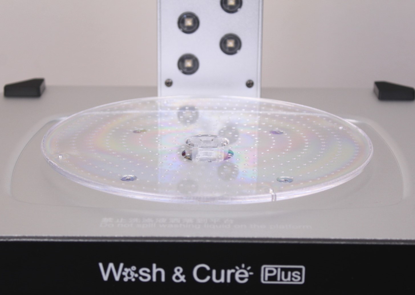 Transparent Turntable on Anycubic Wash Cure Plus | Anycubic Wash and Cure Plus Review: Effortless Resin Cleaning Solution