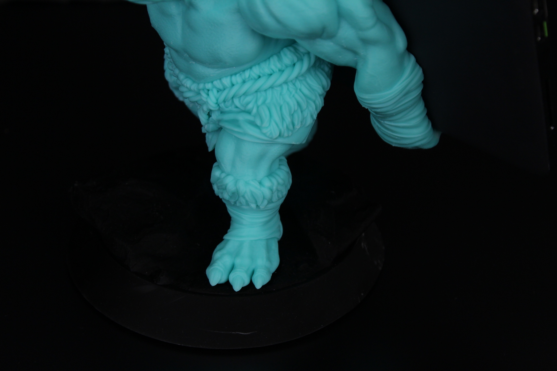 Troll Tablet Holder printed on Creality HALOT SKY 2 | Anycubic Wash and Cure Plus Review: Effortless Resin Cleaning Solution