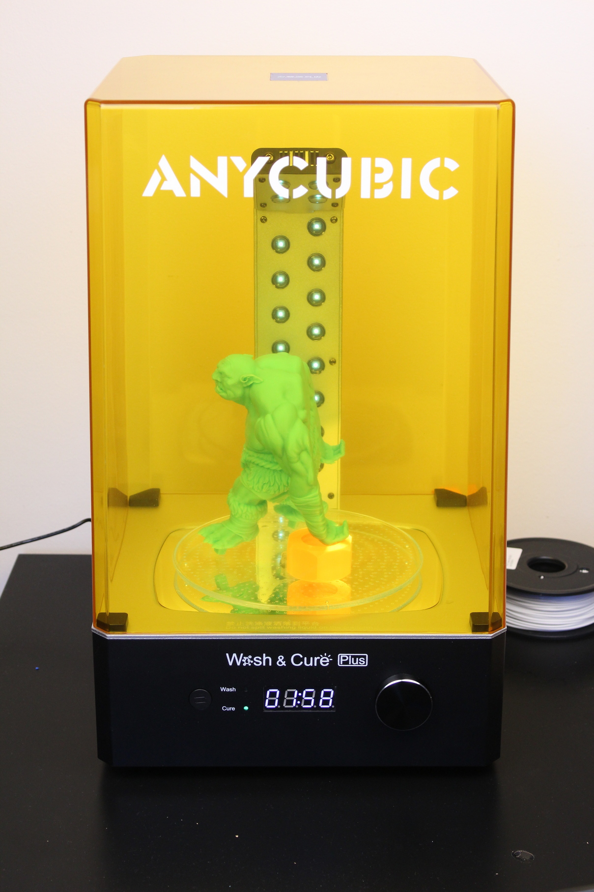 Anycubic Wash and Cure Plus Curing 2 | Anycubic Wash and Cure Plus Review: Effortless Resin Cleaning Solution
