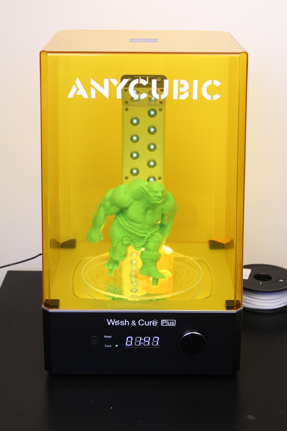 Anycubic Wash and Cure Plus Curing 3 | Anycubic Wash and Cure Plus Review: Effortless Resin Cleaning Solution