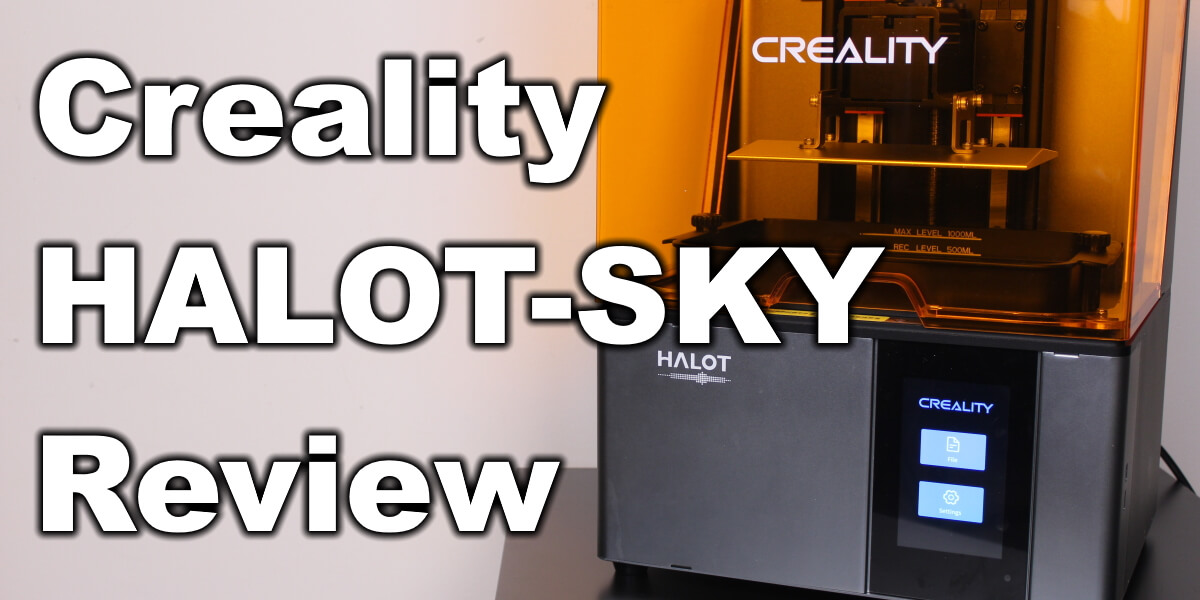 Creality Halot-One Resin 3D Printer Unboxing and Testing