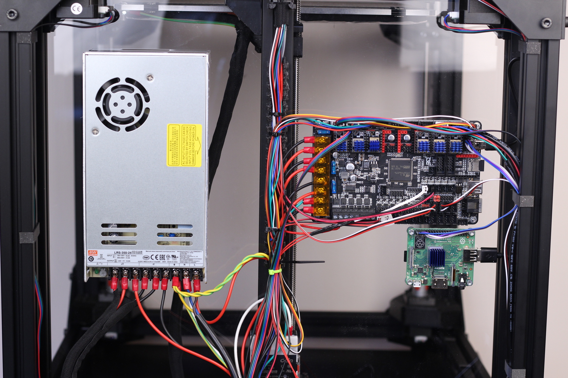 RatRig V Core 3 Electronics Octopus and Raspberry Pi | RatRig V-Core 3 Review: Premium CoreXY 3D Printer Kit