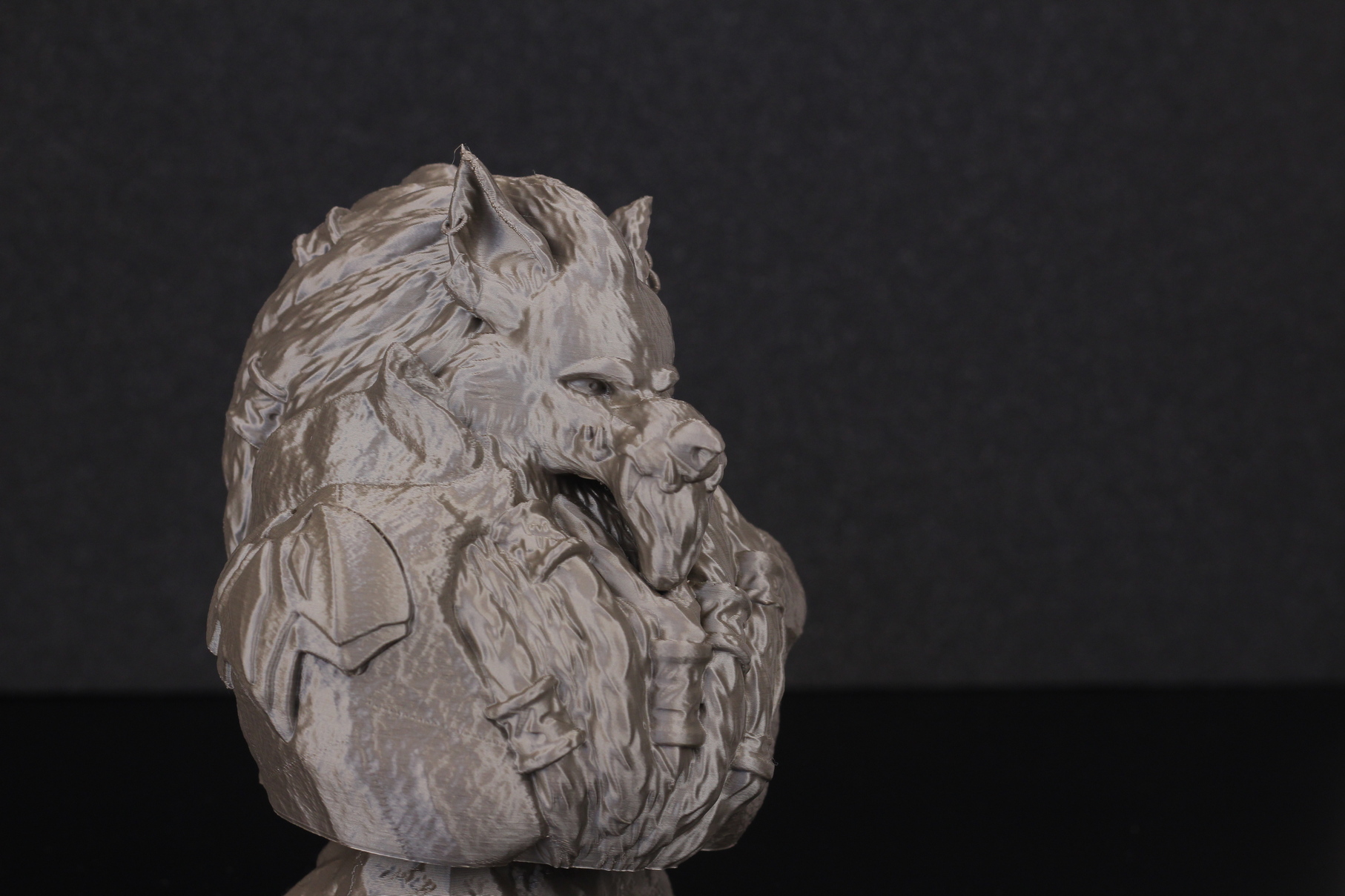 Worgen Bust printed on RatRig V Core 3 1 | RatRig V-Core 3 Review: Premium CoreXY 3D Printer Kit