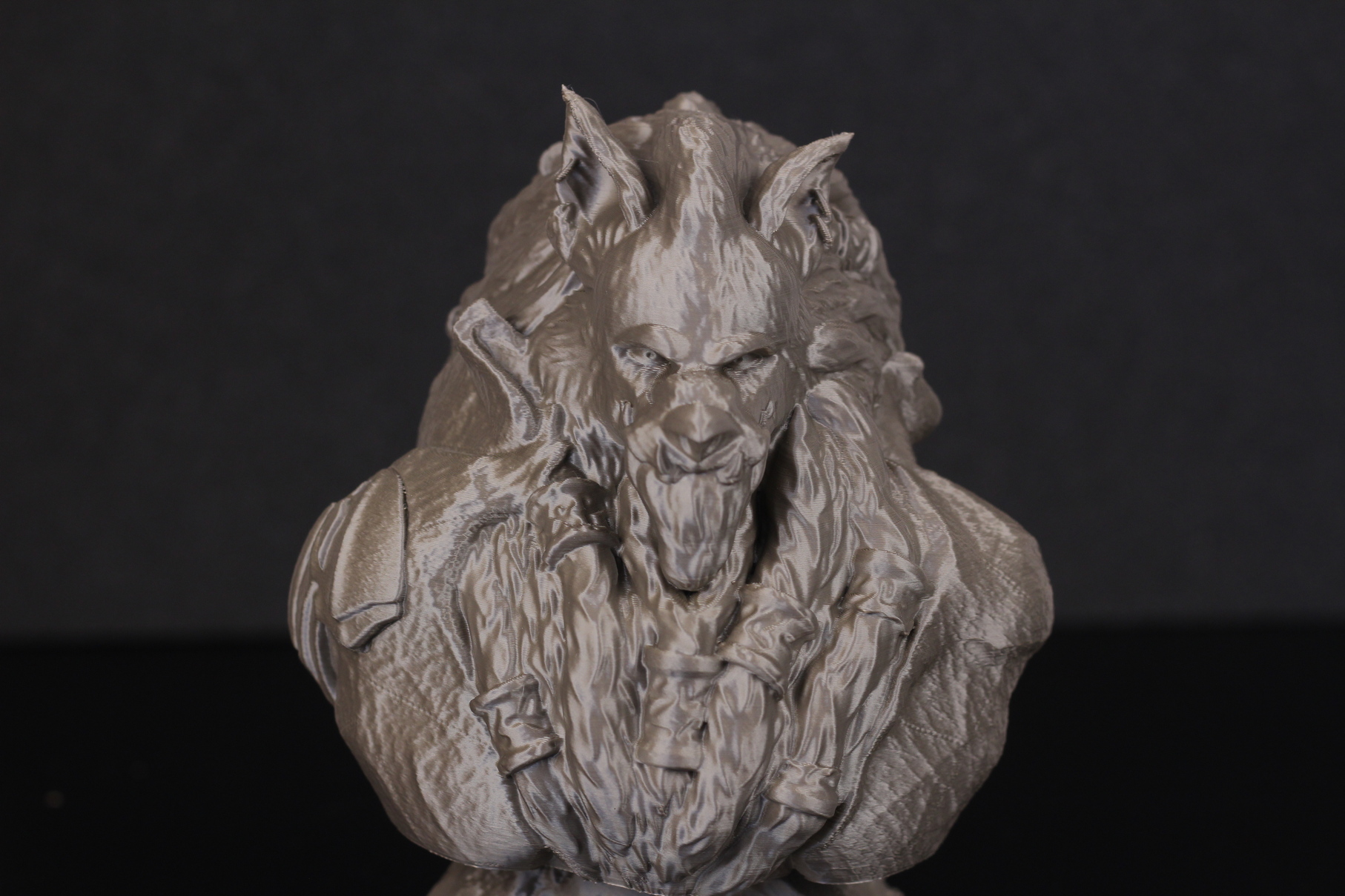 Worgen Bust printed on RatRig V Core 3 2 | Phaetus Dragonfly HIC HF Hotend Review: Nozzle with Integrated Heat Break