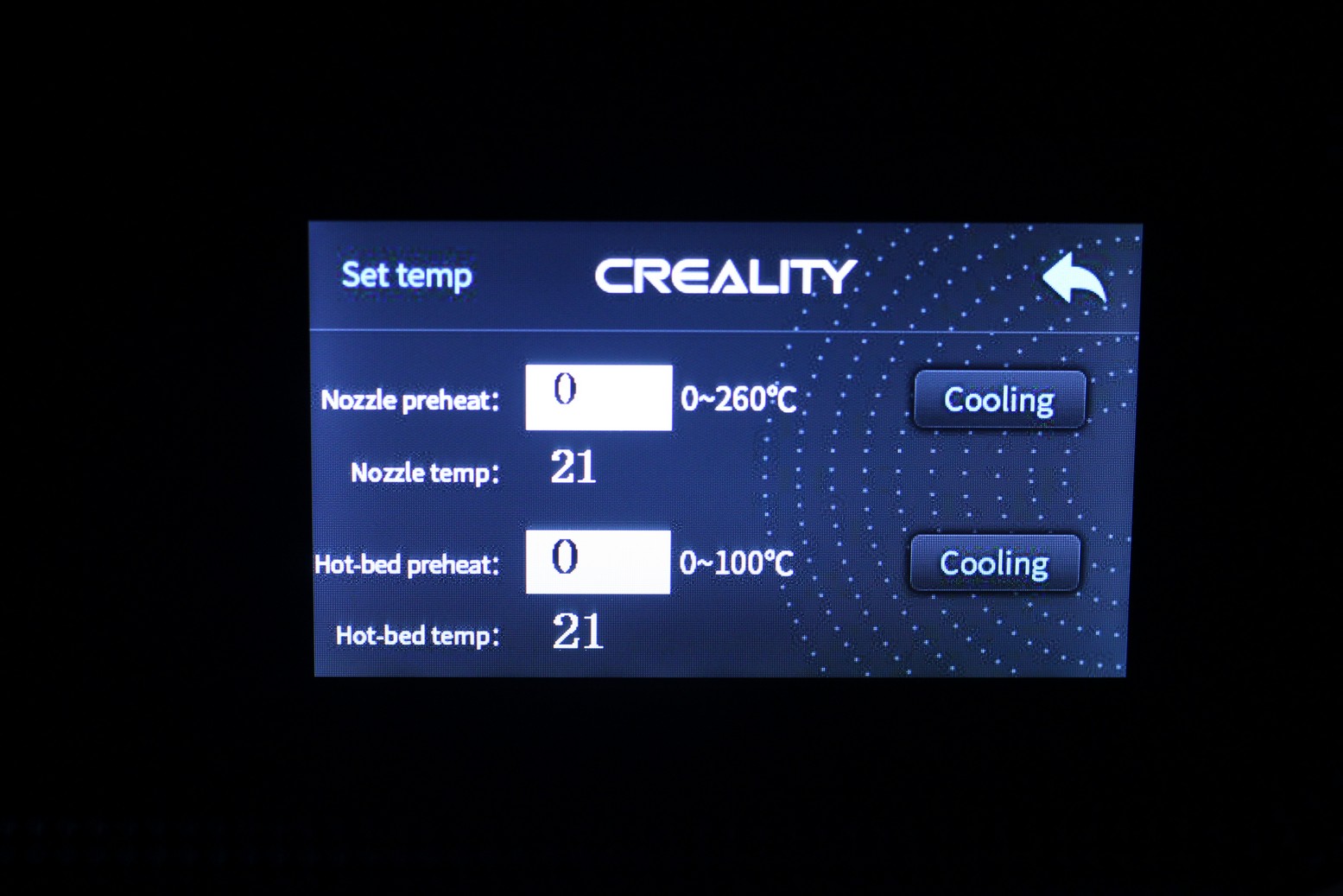 CR 200B Review Touchscreen Interface 5 | Creality CR-200B Review: Budget Enclosed 3D Printer