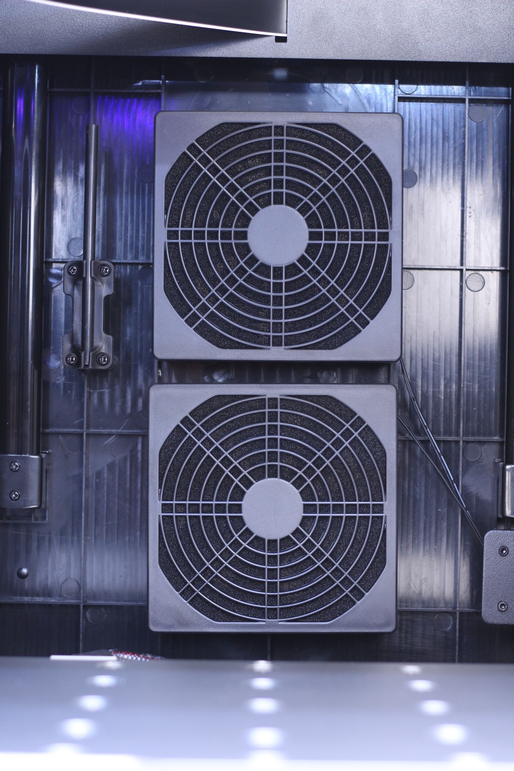 QIDI X MAX enclosure fans with filters | QIDI X-MAX Review: Enclosed High-Temperature 3D Printer