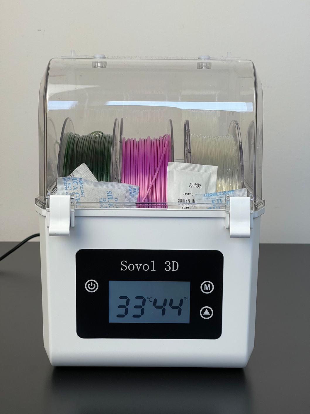 Sovol Filament Drier performance with dessicant 2 6 hours | Sovol Filament Dryer Review: Does it really work?