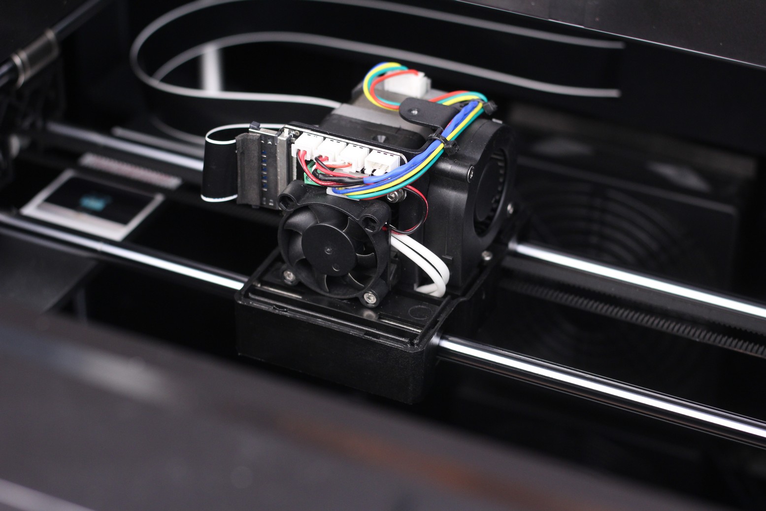 QIDI X MAX Direct Drive Extruder installed | QIDI X-MAX Review: Enclosed High-Temperature 3D Printer