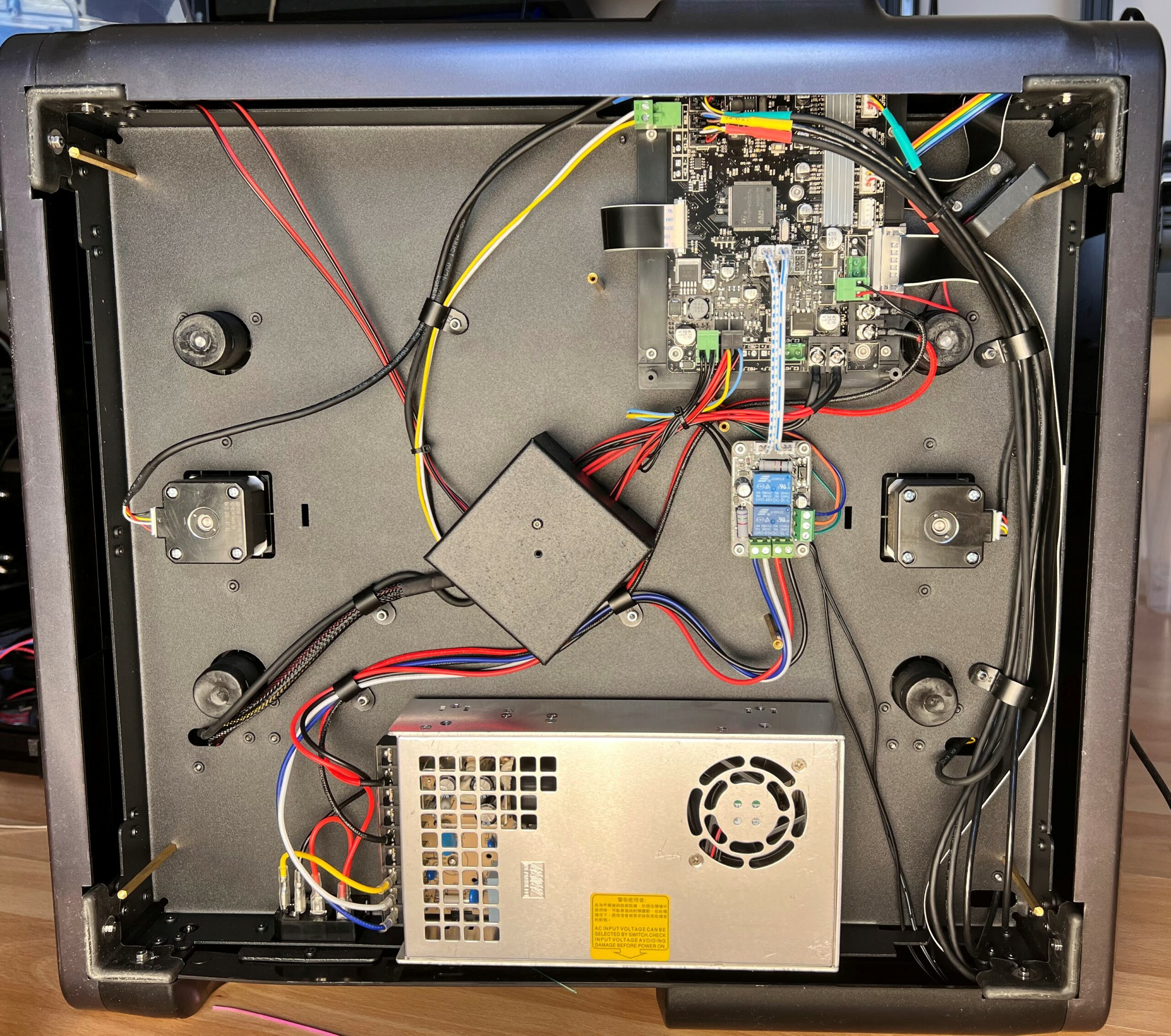 QIDI X MAX electronics chamber scaled | QIDI X-MAX Review: Enclosed High-Temperature 3D Printer