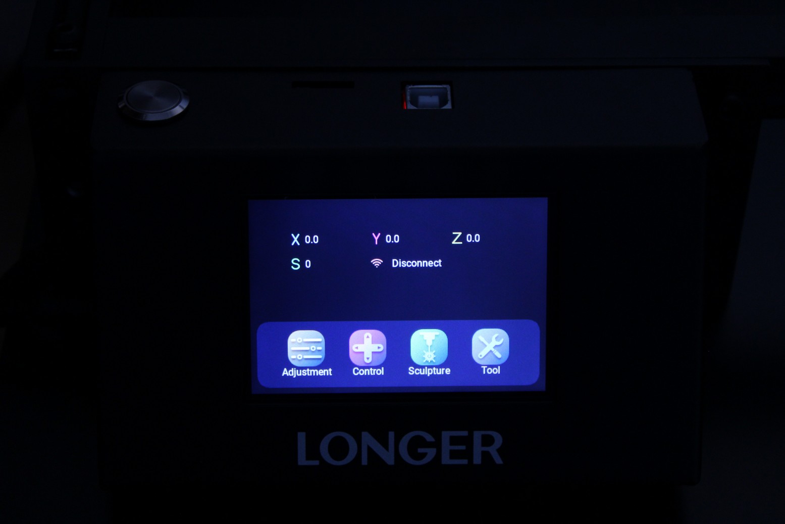 LONGER RAY5 Touchscreen Interface 2 | LONGER RAY5 Laser Engraver Review