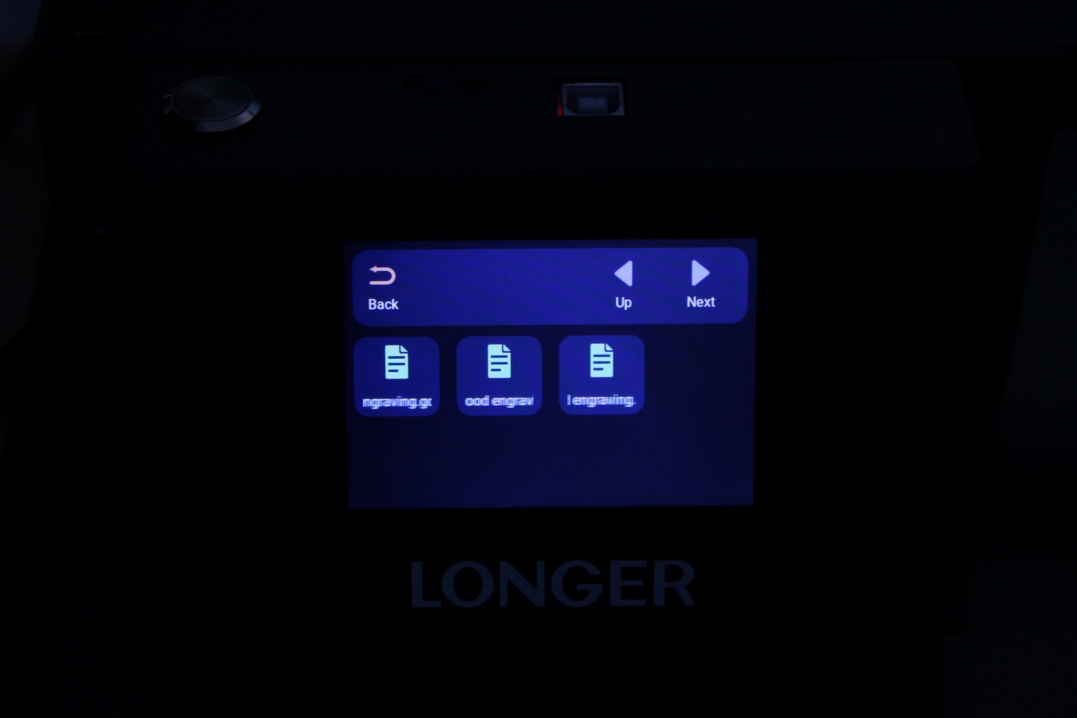 LONGER RAY5 Touchscreen Interface 5 | LONGER RAY5 Laser Engraver Review