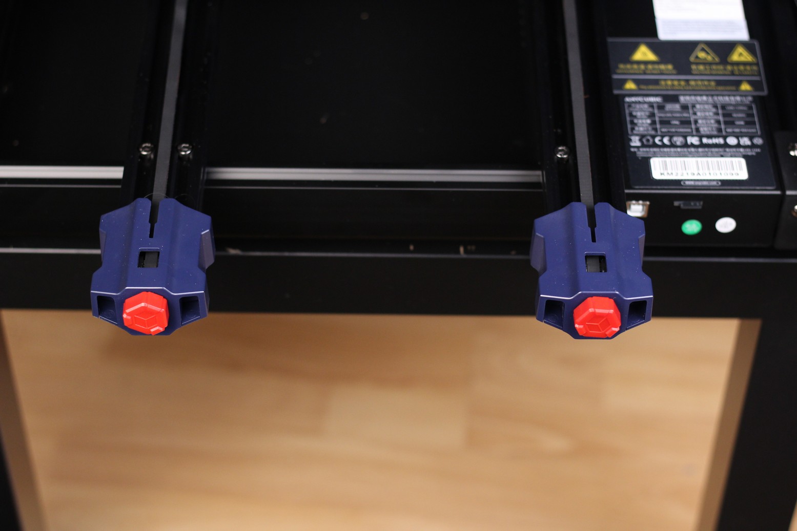 Anycubic Kobra Max Belt adjustment knobs 1 | Anycubic Kobra Max Review: Big Printer For People with Big Dreams