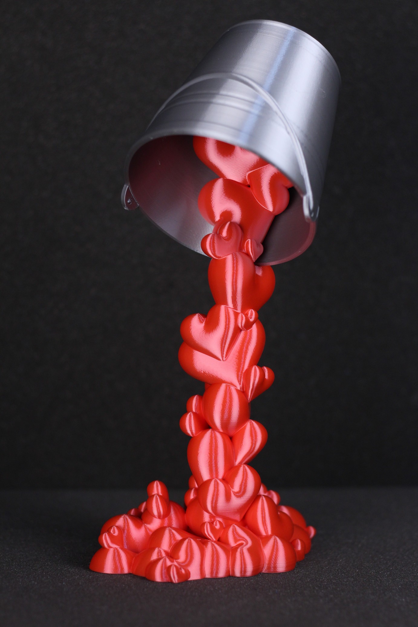 Pouring Hearts printed on Ender 3 S1 2 | Creality Ender 3 S1 Review: Almost Perfect