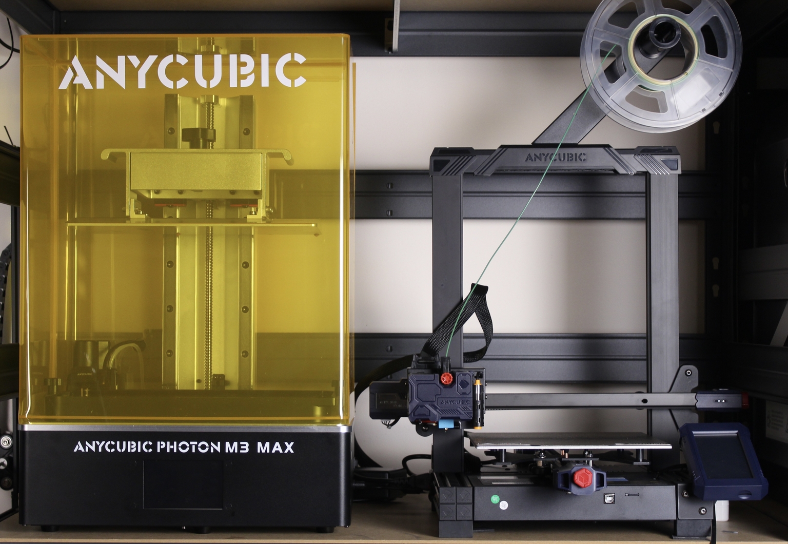 Anycubic M3 Max Size Difference next to Kobra | Anycubic Photon M3 Max Review: Who Needs FDM Anymore?