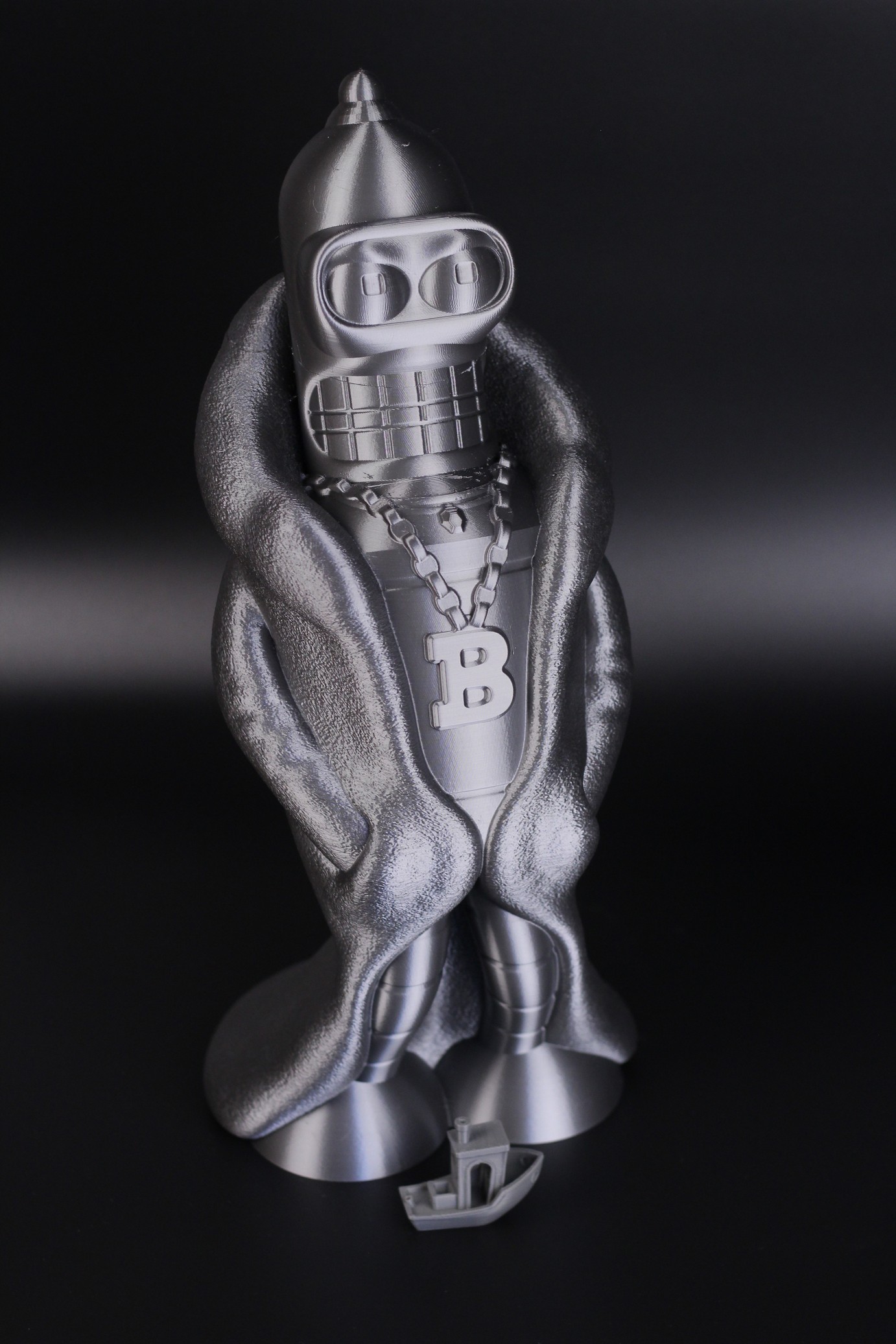 Bender model printed on Anycubic Kobra Max 4 | Anycubic Kobra Max Review: Big Printer For People with Big Dreams