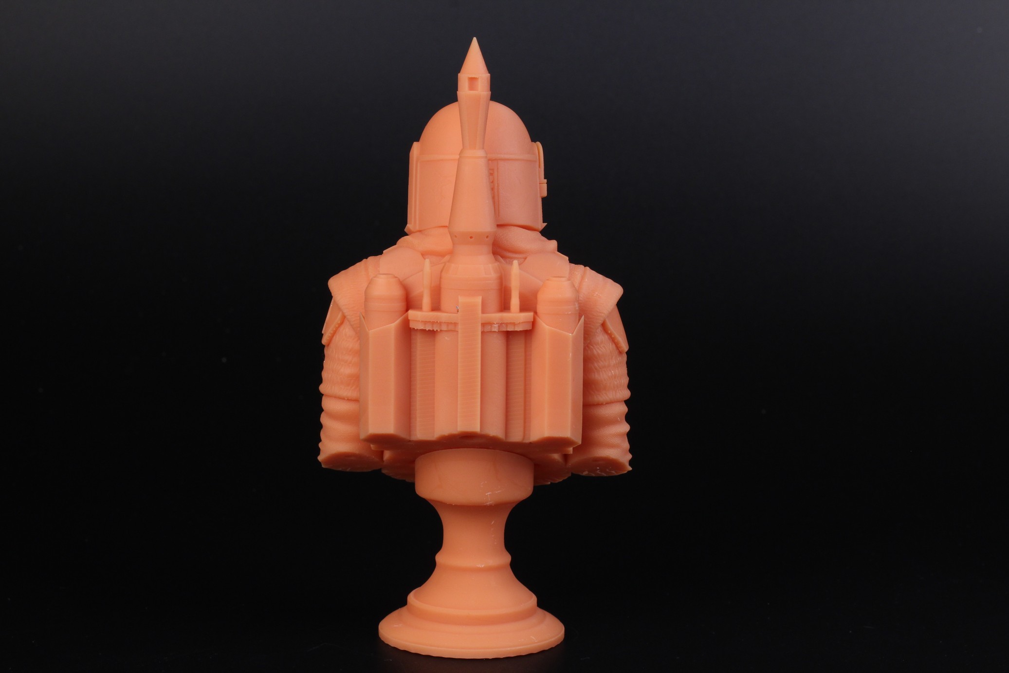 Boba Fett Bust printed on Anycubic Photon M3 Max 1 | Anycubic Photon M3 Max Review: Who Needs FDM Anymore?