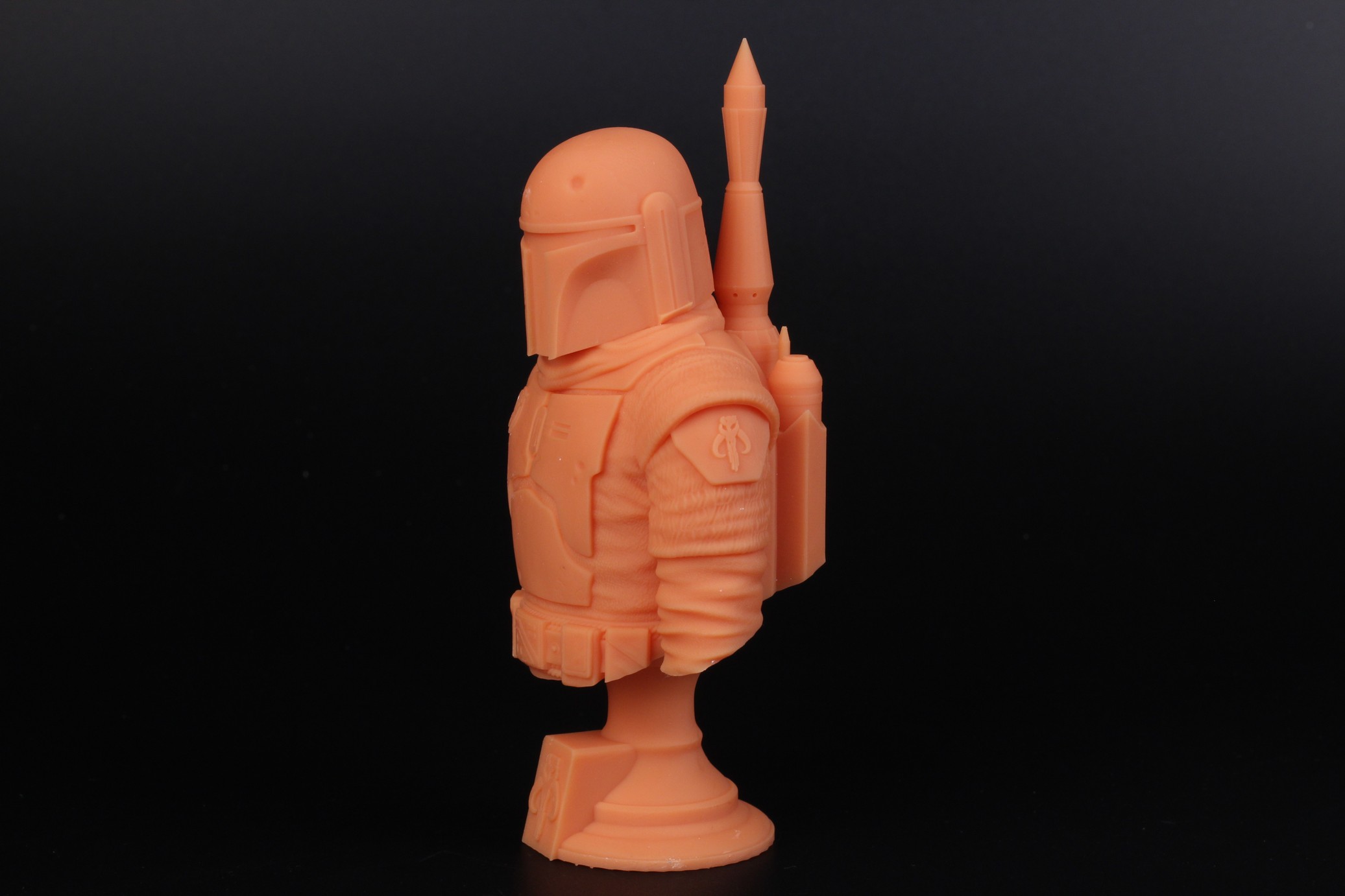 Boba Fett Bust printed on Anycubic Photon M3 Max 2 | Anycubic Photon M3 Max Review: Who Needs FDM Anymore?