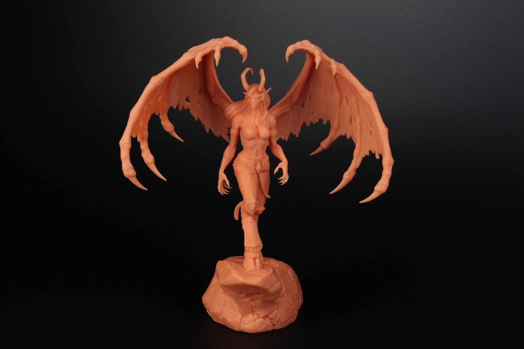 Demon Hunter printed on Anycubic M3 Max 8 | Anycubic Photon M3 Max Review: Who Needs FDM Anymore?