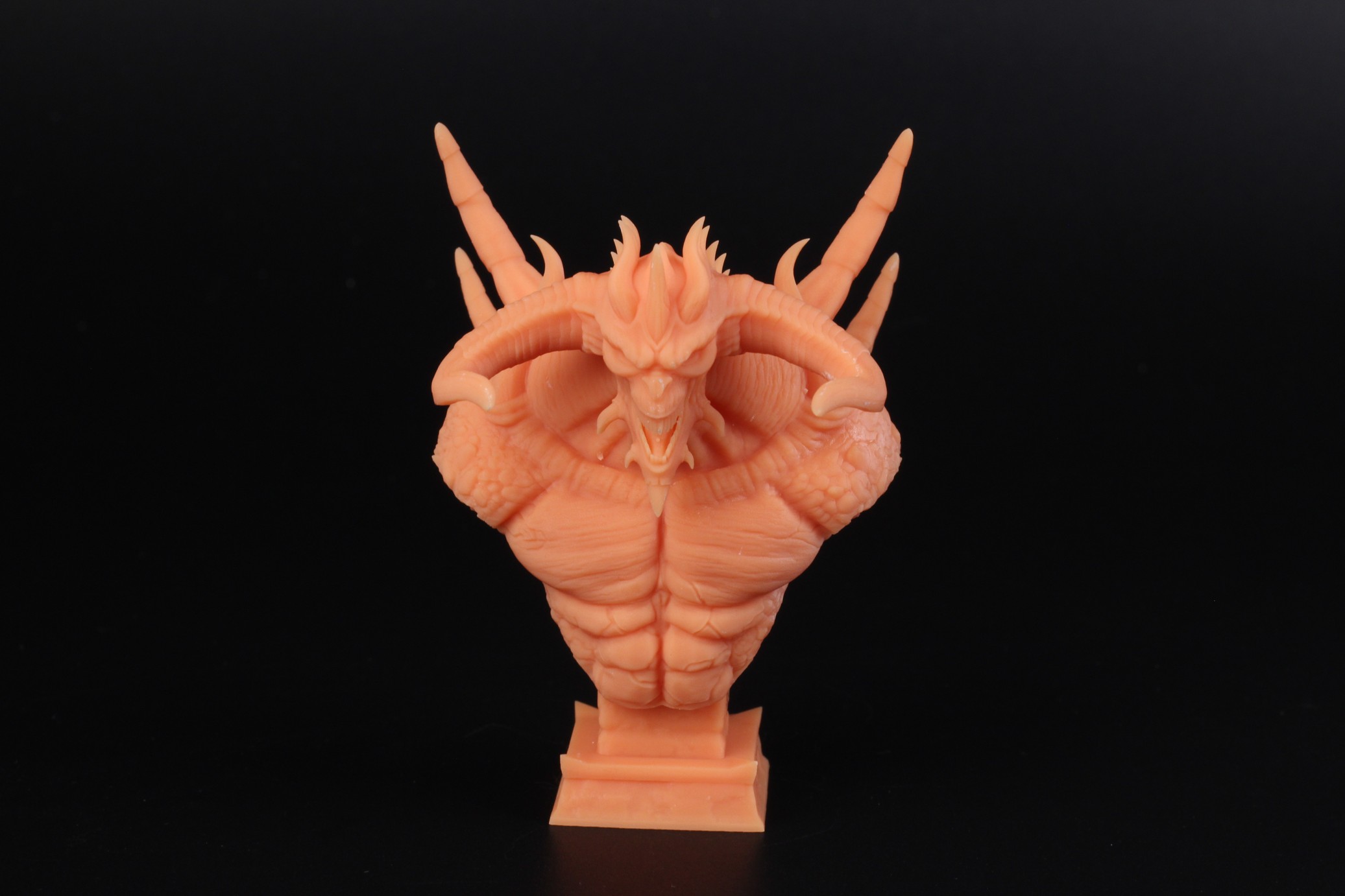 Diablo Bust printed on Anycubic Photon M3 Max 4 | Anycubic Photon M3 Max Review: Who Needs FDM Anymore?