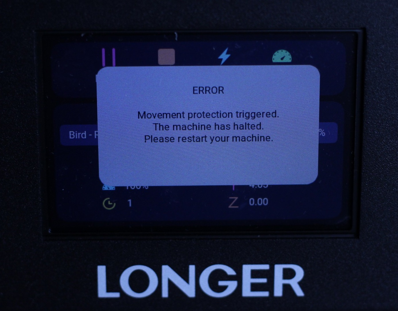 LONGER RAY5 movement trigger | LONGER RAY5 Laser Engraver Review