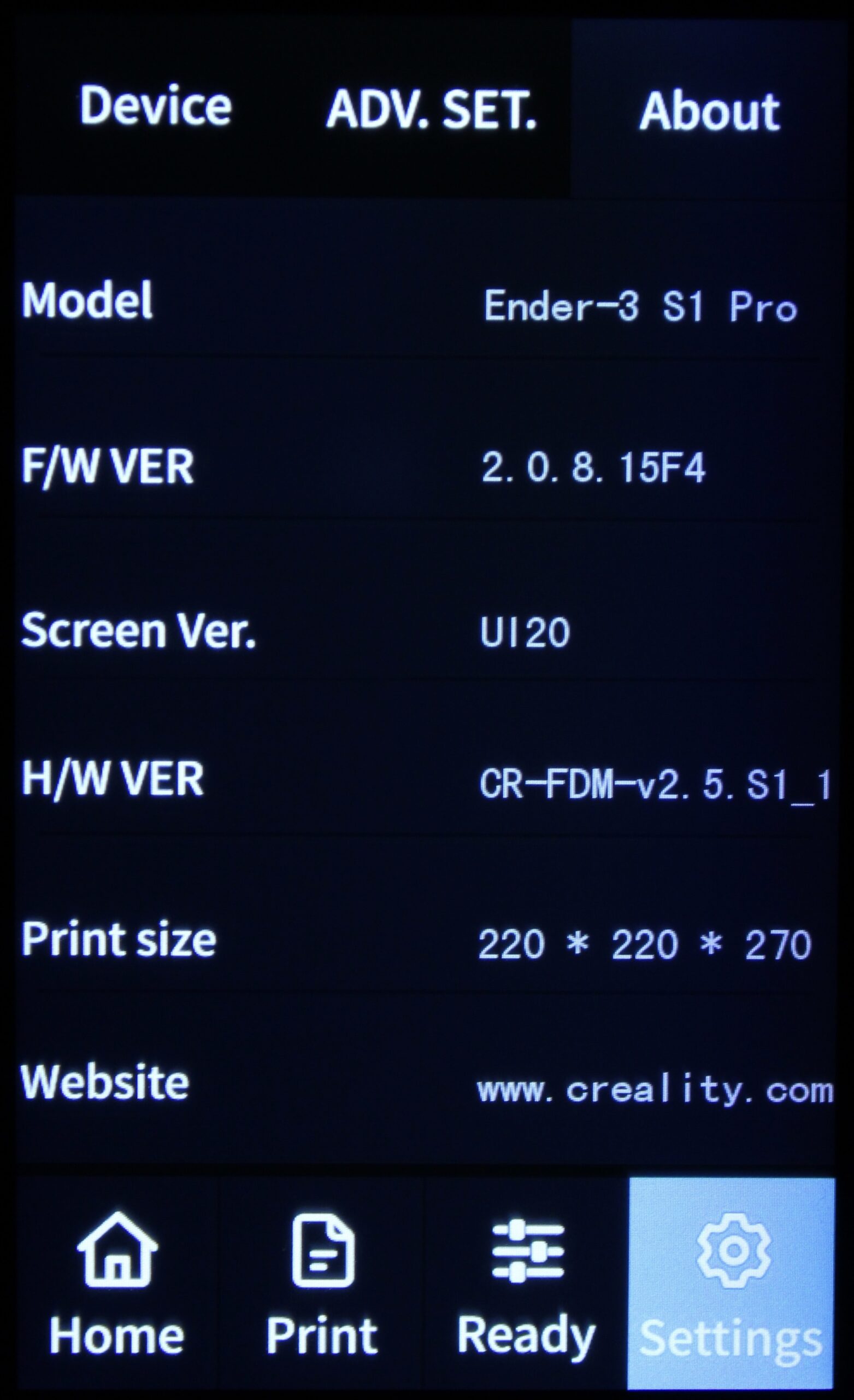 Ender 3 S1 Pro Screen Interface6 scaled | Creality Ender 3 S1 Pro Review: The Ultimate Ender 3