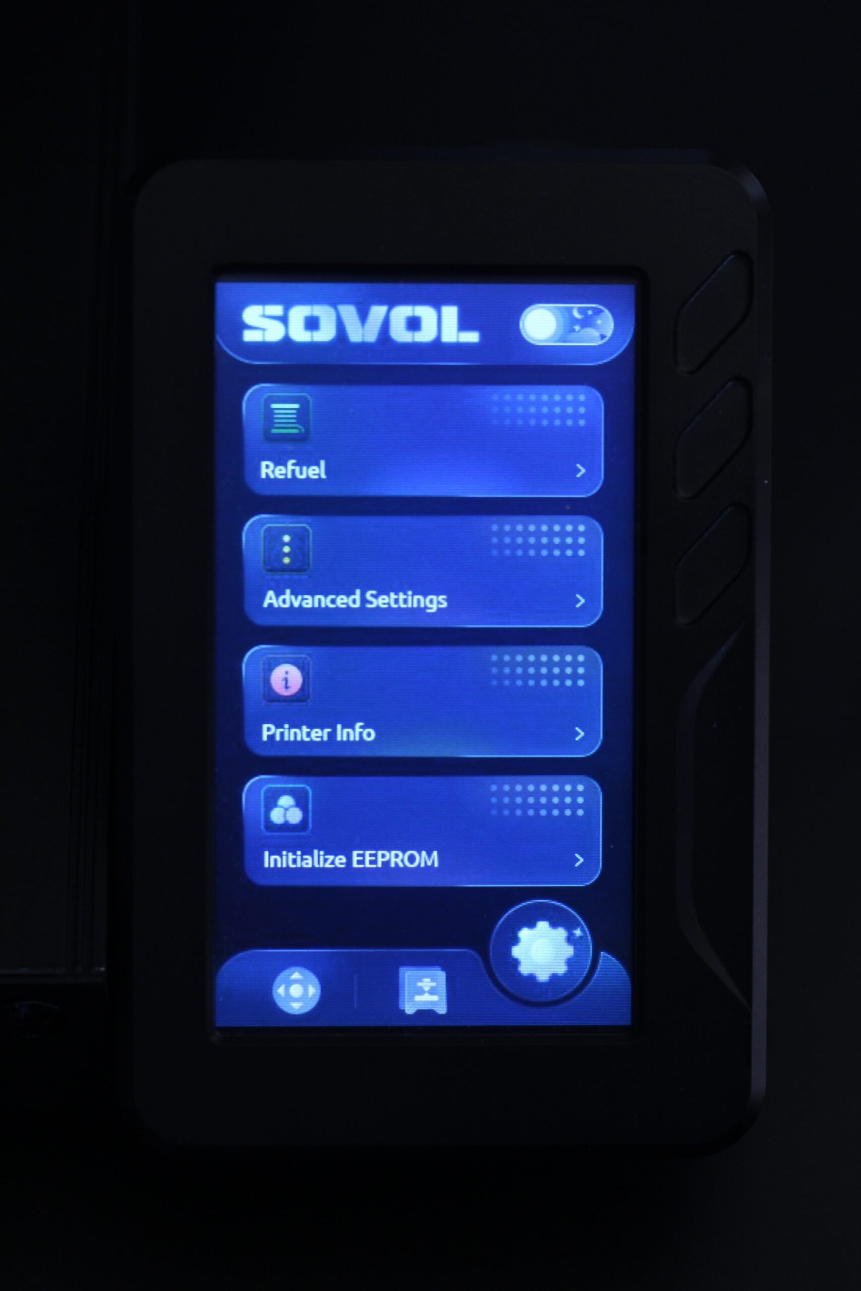 SOVOL SV01 Pro Review Screen Interface4 scaled | Sovol SV01 Pro Review: Good, but not Great