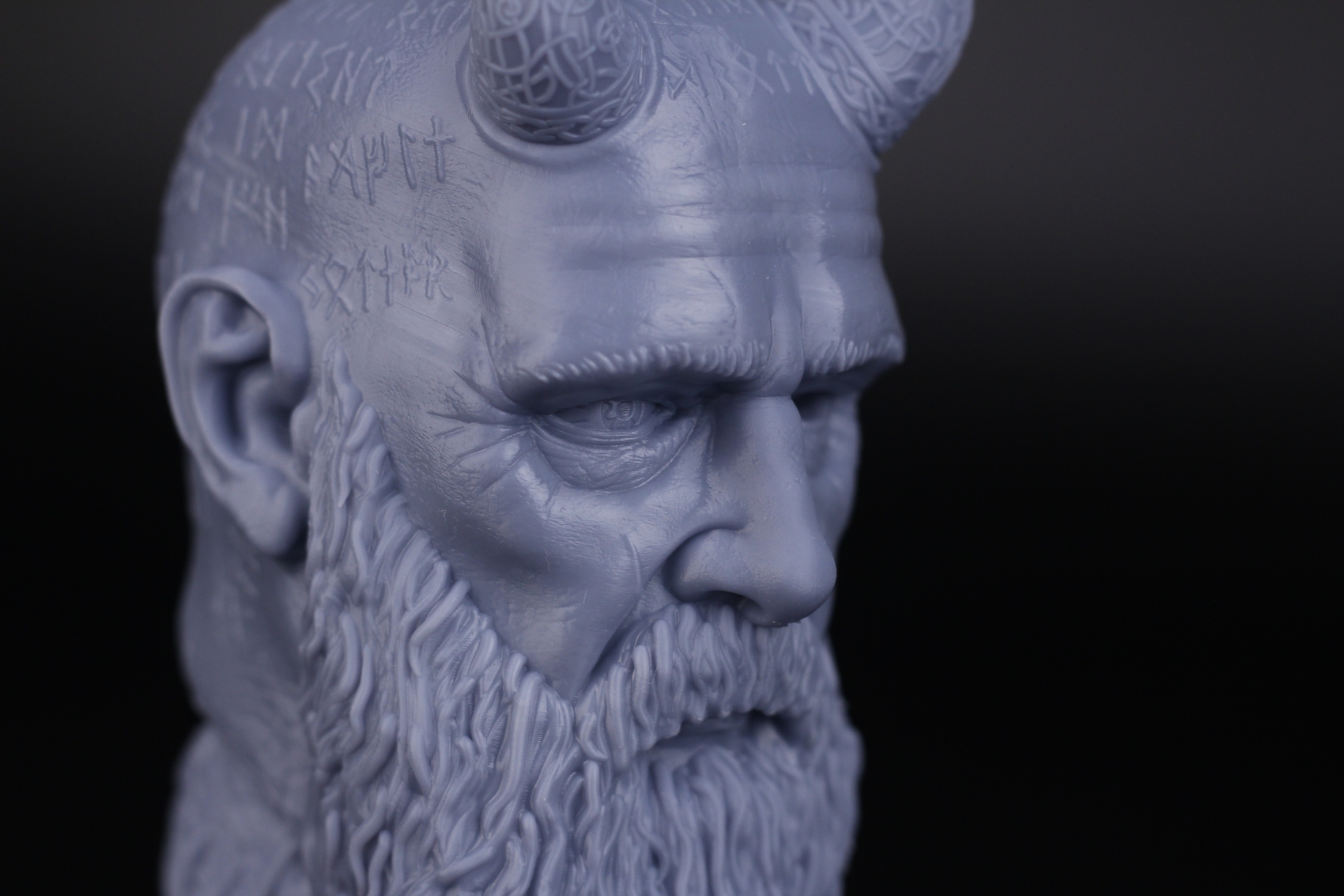 Mimir Bust from Fotis Mint printed on Anycubic Photon M37 | Anycubic Photon M3 Review: Bridging the gap