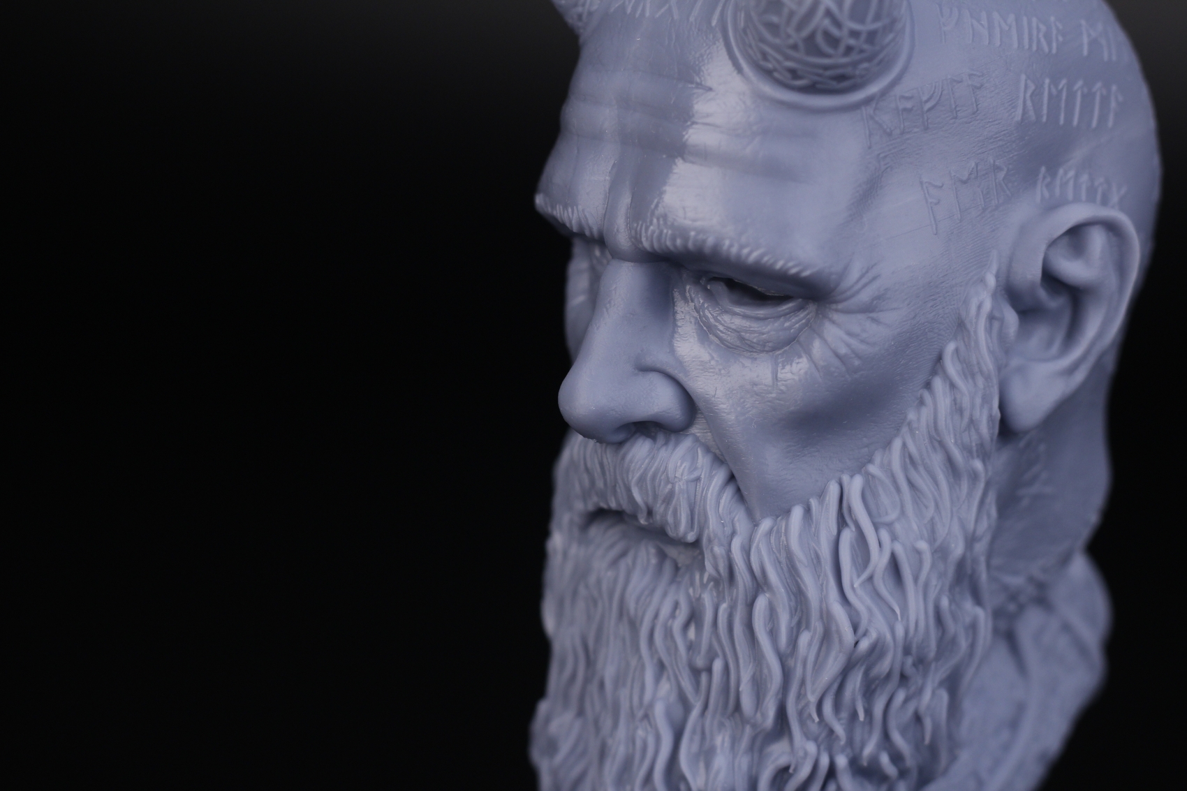 Mimir Bust from Fotis Mint printed on Anycubic Photon M38 | Anycubic Photon M3 Review: Bridging the gap