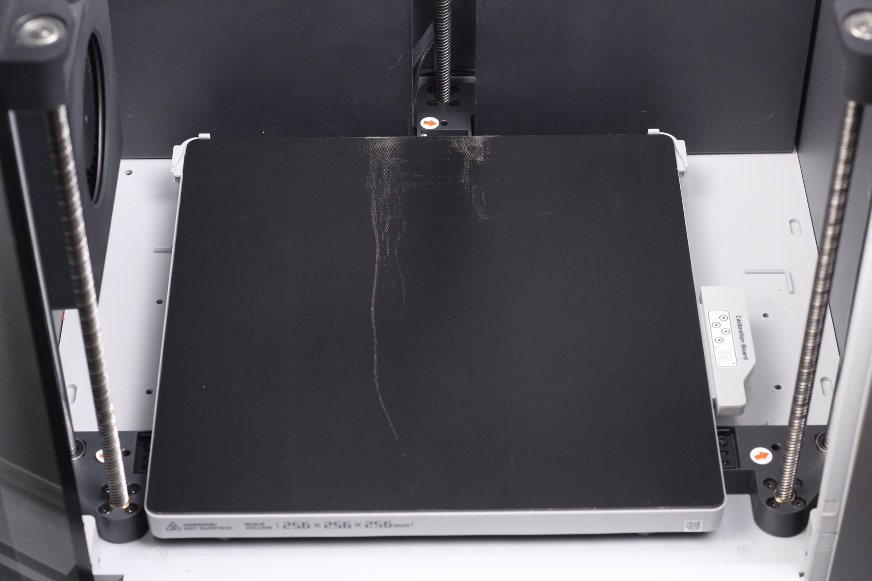 Scratches on the X1 Carbon heatbed surface | Bambu Lab X1 Carbon Review: Living in the Future