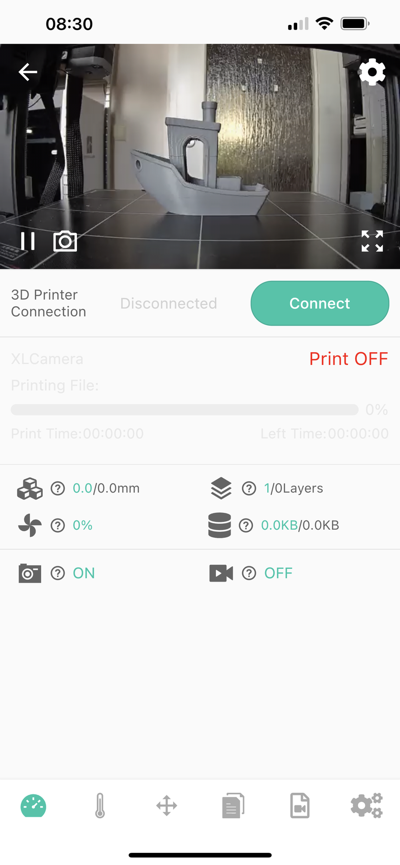 Beagleprint iOS App Interface6 | Mintion Beagle Camera Review: OctoPrint Alternative