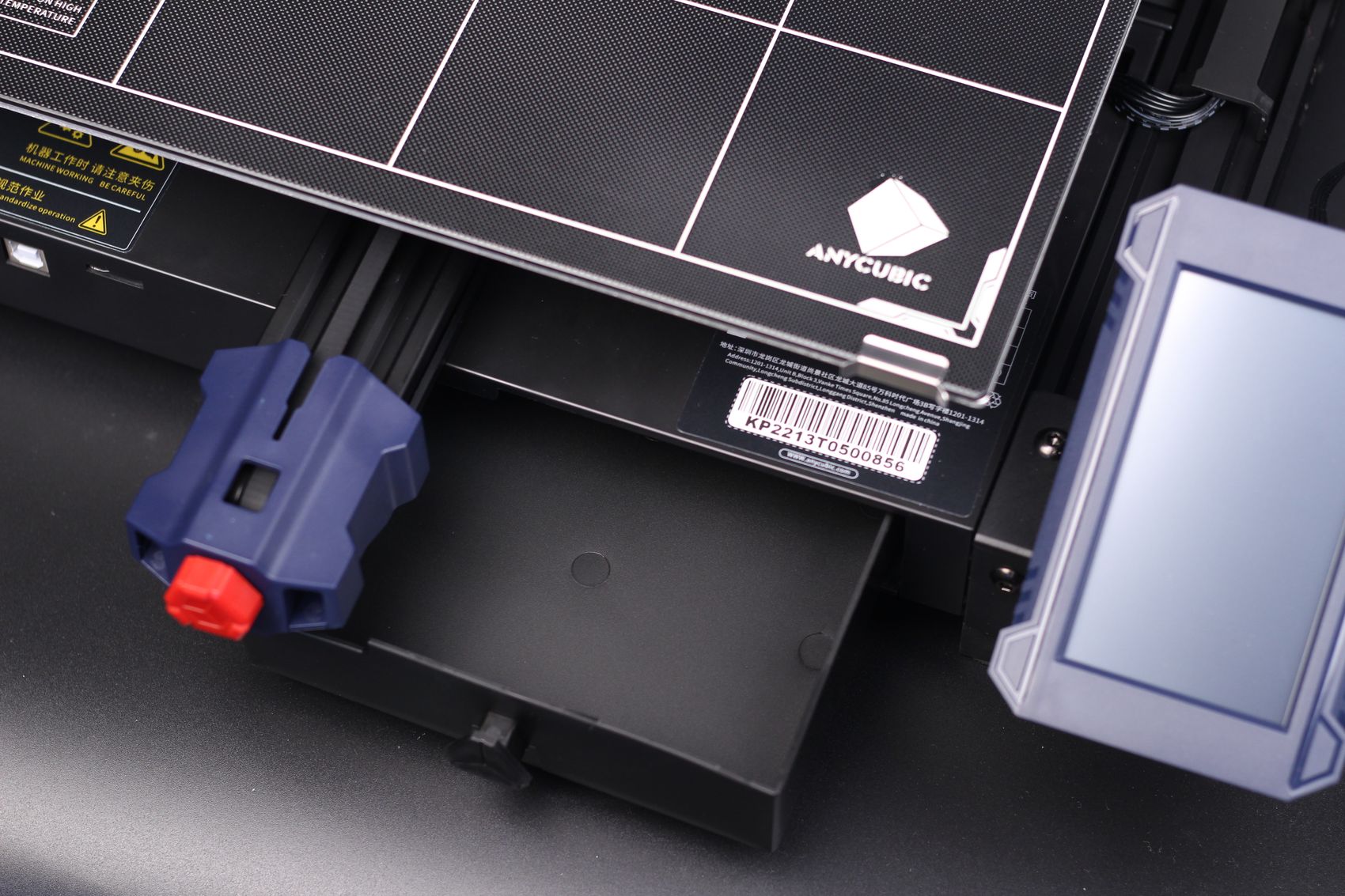 Integrated Tool Drawer on Kobra Plus | Anycubic Kobra Plus Review: A Larger Vyper